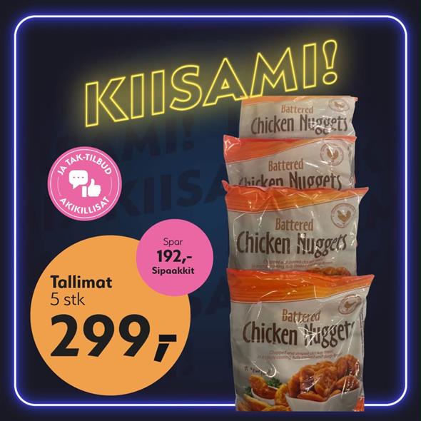 Kyllinge nuggets 5 kg