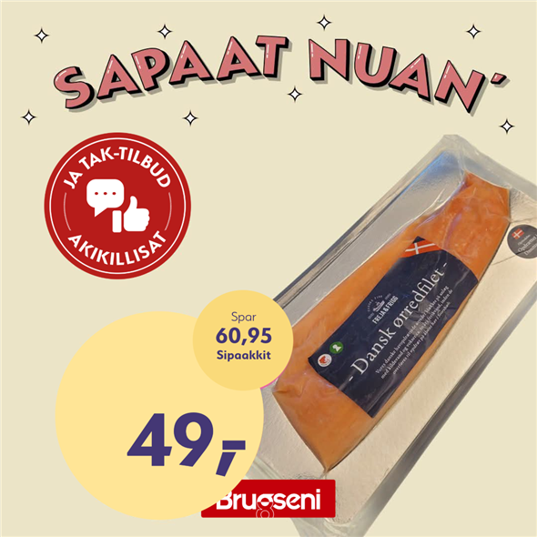 Dansk Ørredfilet 400-600G